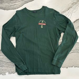 Abercrombie & Fitch Vintage 00’s Green Ski Patrol Long-sleeve Muscle Tee - Large